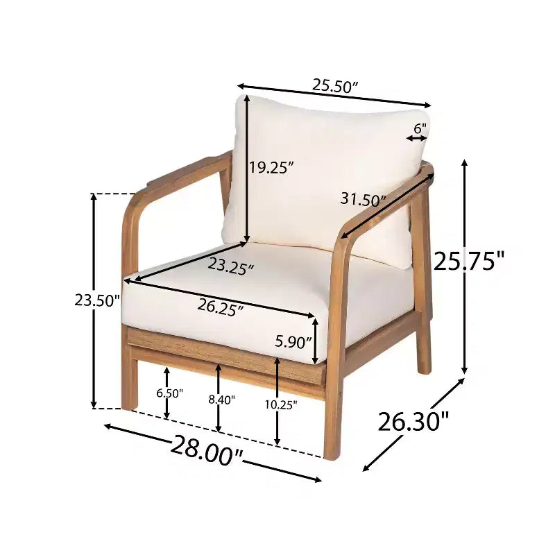 Okak 16 Fauteuil d'extérieur Bohème Chaise de Club en Acacia avec Dossier Tressé, Lot de 1/2, Fauteuil de Salon de Jardin pour Porche, Jardin, Cour Arrière, 180 kg Max