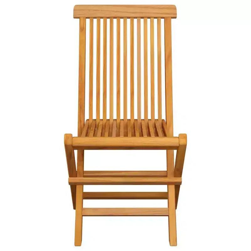 vidaXL Chaises de jardin 4 pcs Pliantes avec coussins, Bois de teck massif, Noir - Idéal pour l'extérieur/jardin/terrasse