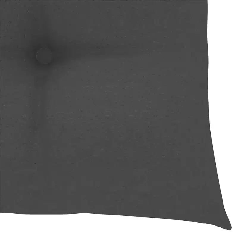 vidaXL Chaises de jardin en teck 8 pièces avec coussins anthracite, extérieures, pliables et faciles à nettoyer, d'une solidité exceptionnelle et résistantes aux intempéries