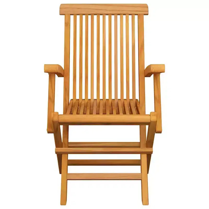 vidaXL Lot de 2 chaises de jardin pliables en bois d'acacia massif avec coussins taupe – Pour jardin, terrasse et patio