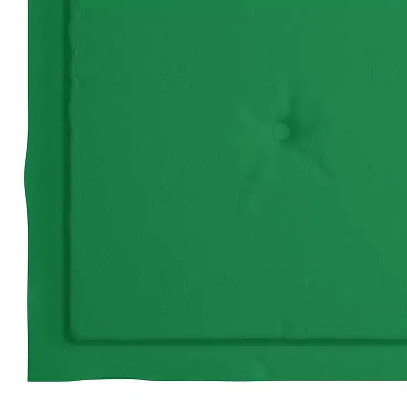 vidaXL Chaises de salle à manger polyvalentes avec coussins verts, bois de teck, adaptées à une utilisation intérieure/extérieure, design ergonomique confortable, empilables et peu encombrantes