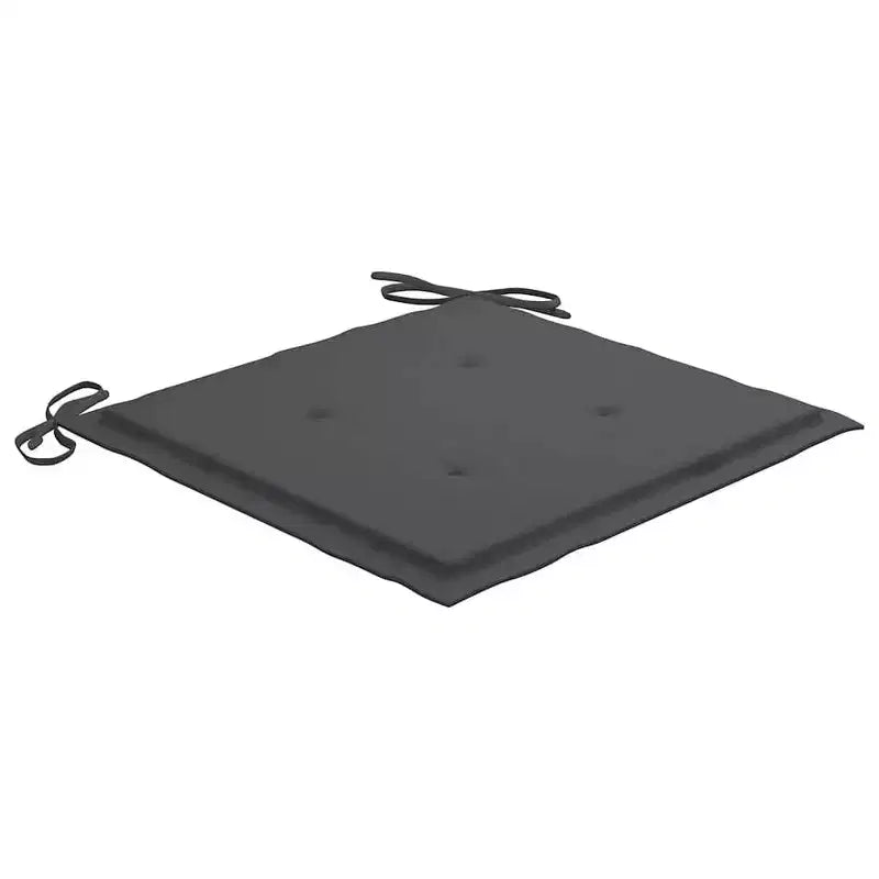 vidaXL - Lot de 6 chaises de jardin empilables avec coussins - Bois de teck massif, durable et résistant aux intempéries, idéal pour la maison, le bureau, le bar ou le café