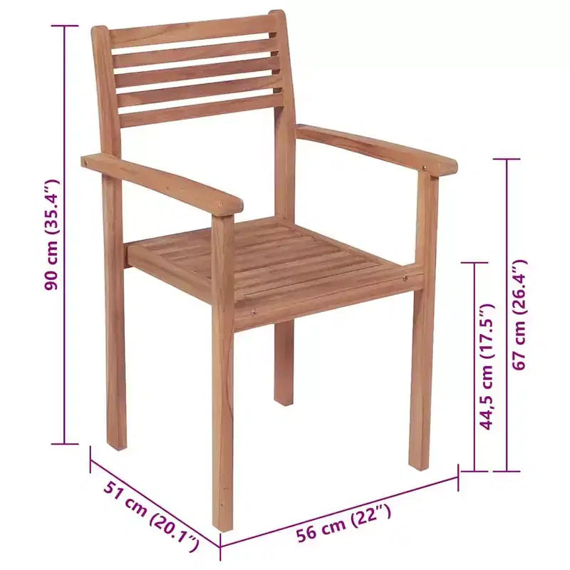 vidaXL Chaises de jardin en teck massif avec coussins anthracite, résistantes aux intempéries, conviennent à l'extérieur, lot de 4