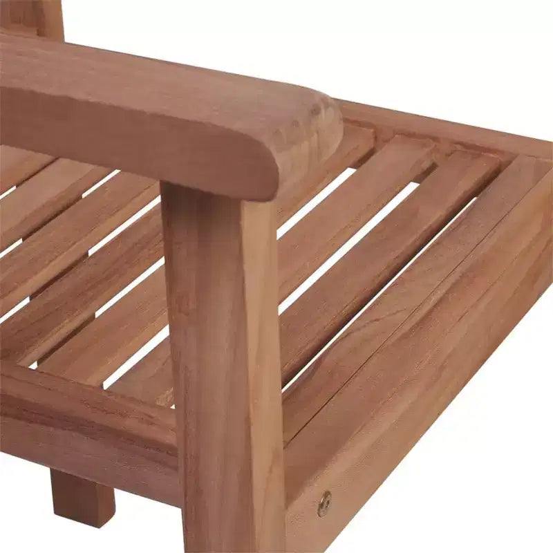 vidaXL Chaises de jardin empilables en bois de teck avec coussins - Lot de 6 - Résistantes aux intempéries, montage facile, design polyvalent