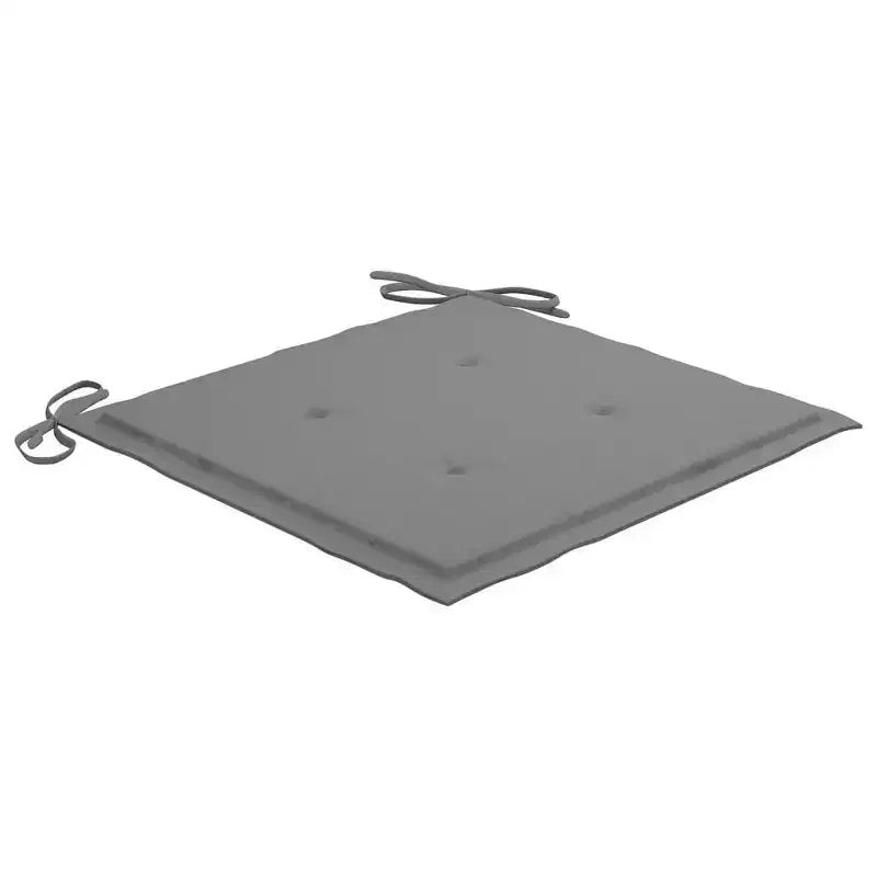 vidaXL Chaises de jardin empilables en bois de teck avec coussins - Lot de 6 - Résistantes aux intempéries, montage facile, design polyvalent