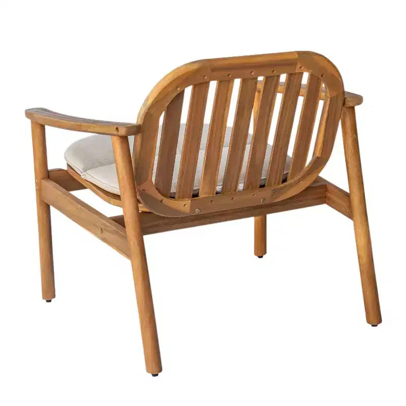 Fauteuils de jardin en bois d'acacia Christopher Knight Home Vickers avec coussins (lot de 2)