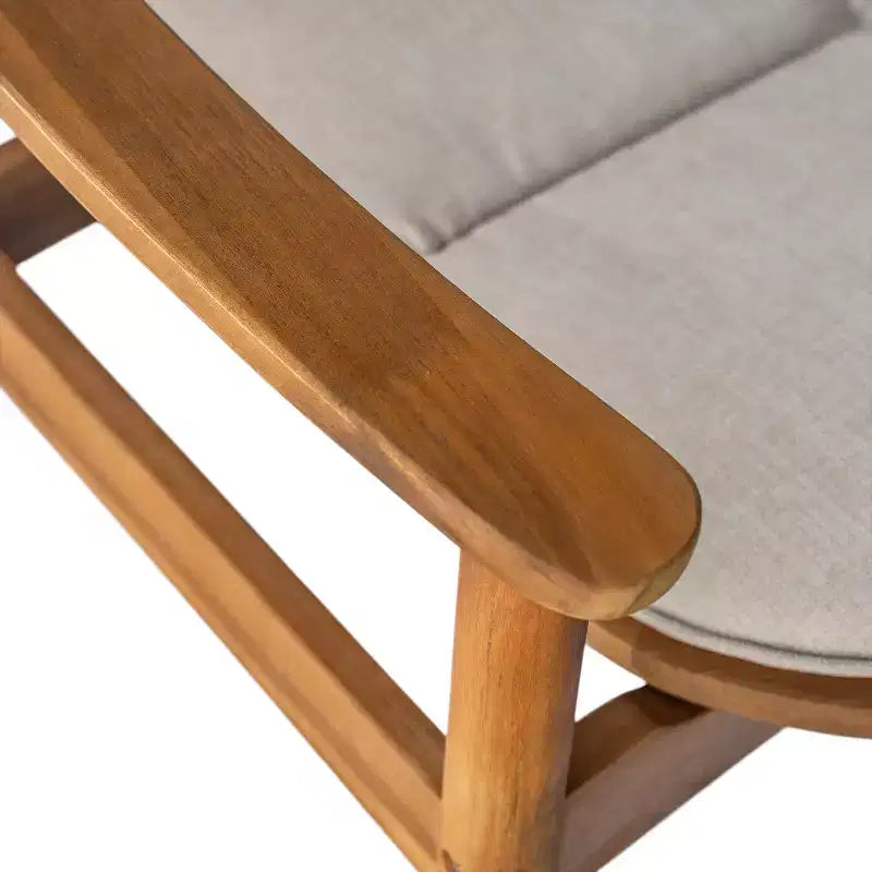 Fauteuils de jardin en bois d'acacia Christopher Knight Home Vickers avec coussins (lot de 2)