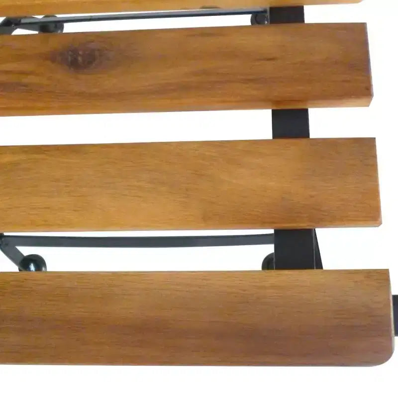 vidaXL Lot de 4 chaises pliantes marron et noir