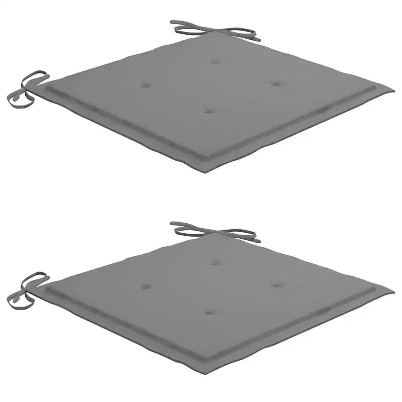 vidaXL Ensemble de 2 Chaises de Jardin Teck Bois de Teck Massif Taille Adulte Pliable