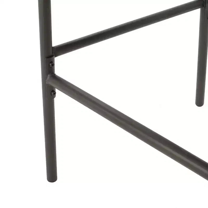 GDFStudio Markey Ensemble de bistrot-bar extérieur en osier 3 pièces avec coussin
