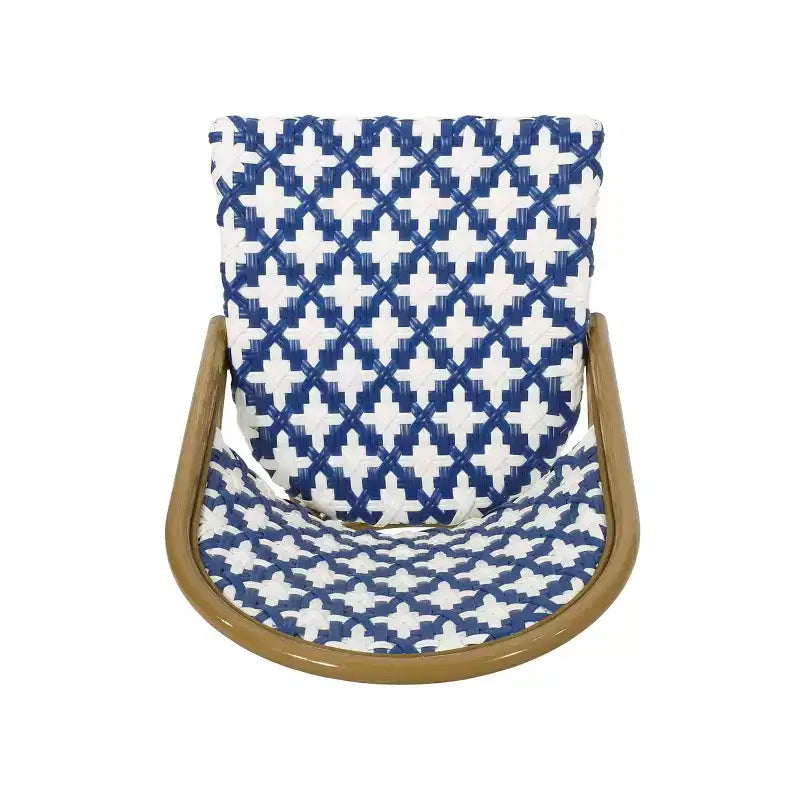 Christopher Knight Home Chaises de bistro Baron avec rotin tressé et cadre en aluminium (lot de 4)