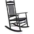 VINGLI Wooden Rocking Chair Outdoor, Patio Rockers with High Back