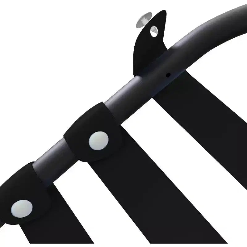 Kit de réparation de chaise de patio Summit Adventure – Sangles en vinyle de 6 m (2 de large) + 20 rivets – pour meubles de jardin et de terrasse (noir)