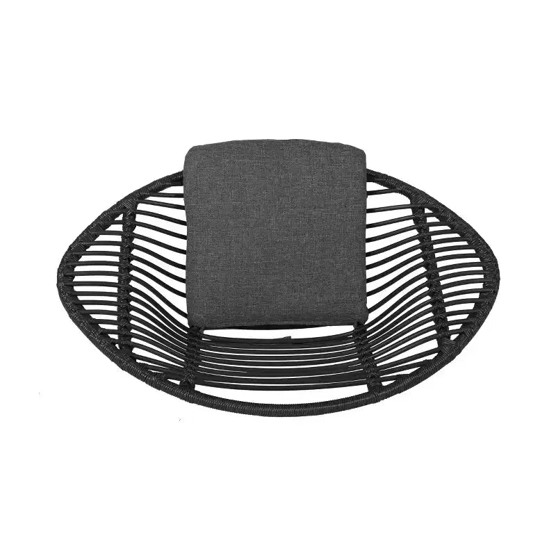 Christopher Knight Home San Antonio Chaises d'extérieur en osier tressé avec coussins (Lot de 2)