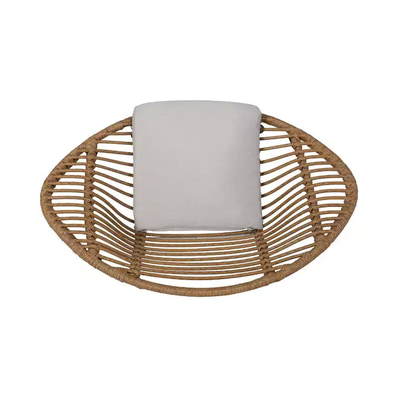 Christopher Knight Home San Antonio Chaises d'extérieur en osier tressé avec coussins (Lot de 2)