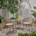 Christopher Knight Home San Antonio Outdoor Woven Wicker Chairs with Cushions (Set of 2)