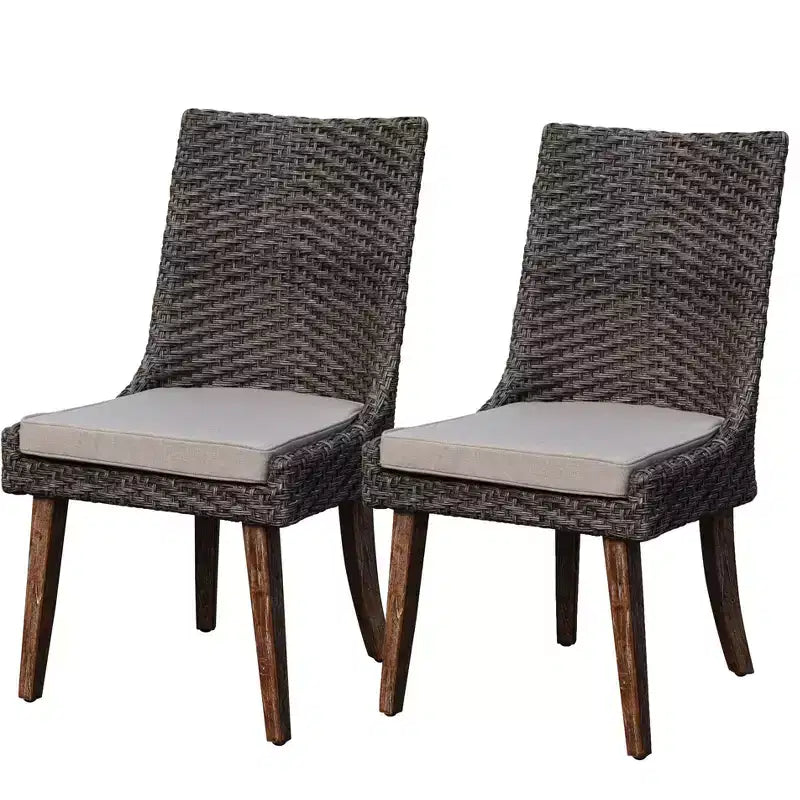 Ensemble de salle à manger 5 pièces en teck FSC décontracté Courtyard Bermudes 99 cm carré comprenant une table à manger carrée de 99 cm et quatre chaises de salle à manger