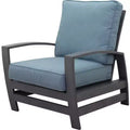 Courtyard Casual Cabo Alum Lounge Chair Aluminum Frame with Sunbrella Cushions