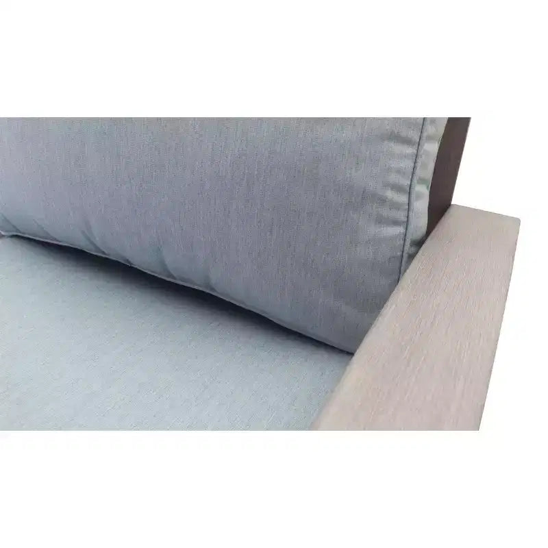 Fauteuil de jardin décontracté Cabo en aluminium avec coussins Sunbrella