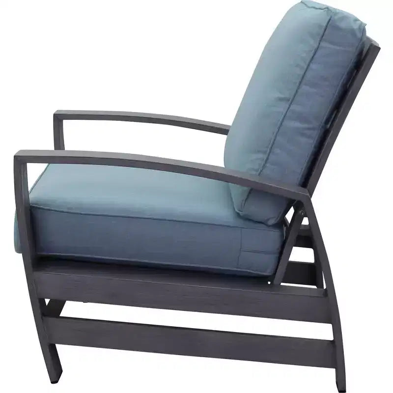Fauteuil de jardin décontracté Cabo en aluminium avec coussins Sunbrella