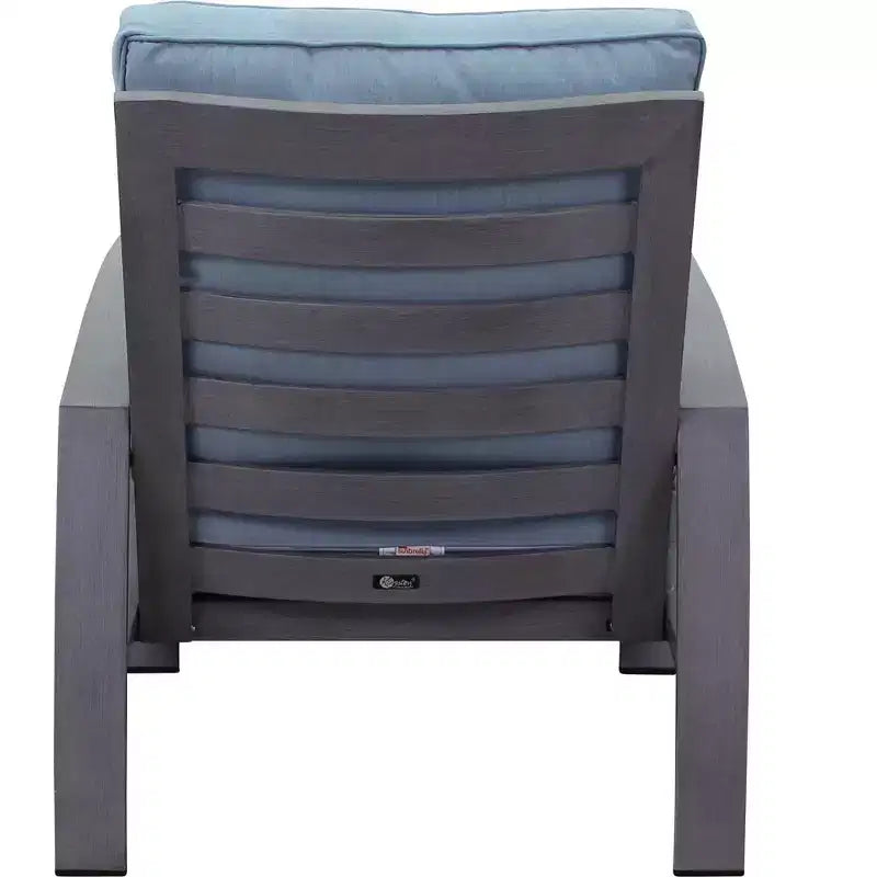 Fauteuil de jardin décontracté Cabo en aluminium avec coussins Sunbrella