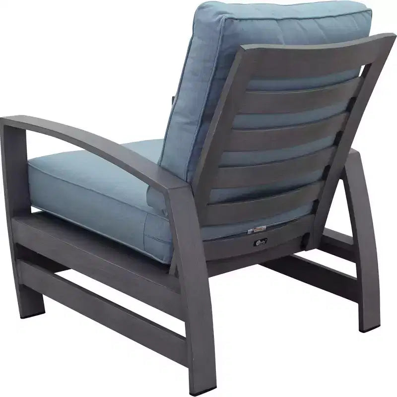 Fauteuil de jardin décontracté Cabo en aluminium avec coussins Sunbrella