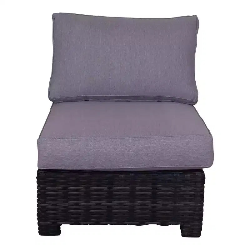 Courtyard Casual Sainte-Lucie Optionnel : Fauteuil central sans accoudoirs, grade A, oléfine du Vietnam