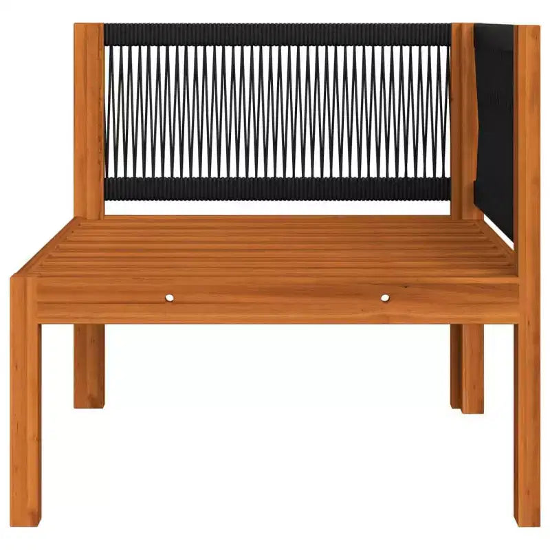 vidaXL Ensemble de salon de jardin Modulable grand Crème, bois d'acacia massif marron
