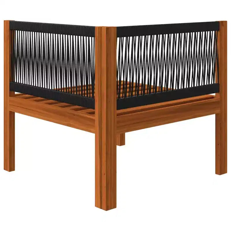 vidaXL Ensemble de salon de jardin Modulable grand Crème, bois d'acacia massif marron