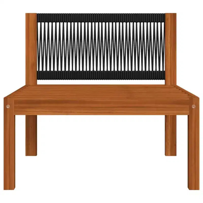 vidaXL Ensemble de salon de jardin Modulable grand Crème, bois d'acacia massif marron