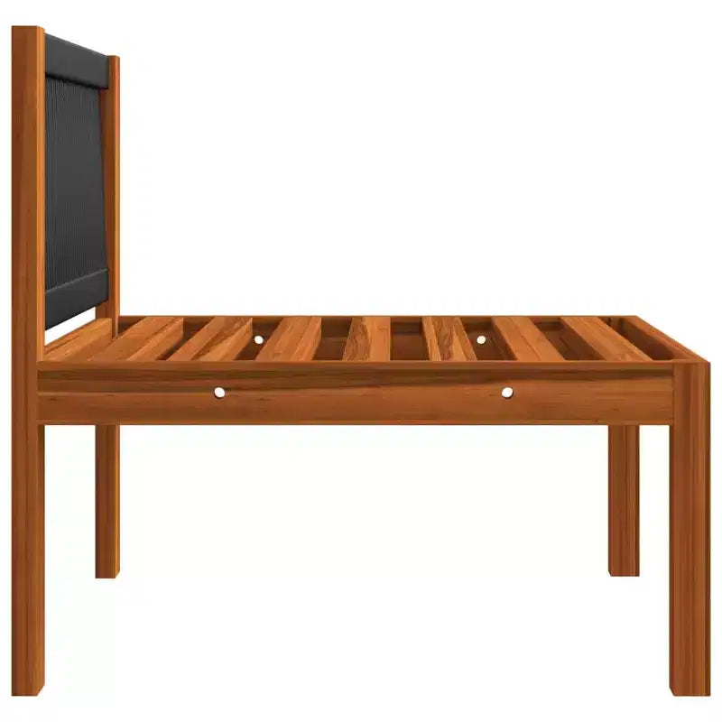 vidaXL Ensemble de salon de jardin Modulable grand Crème, bois d'acacia massif marron