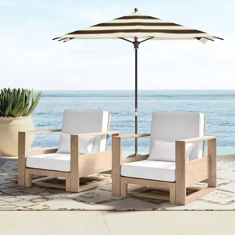 Chaises longues Amilcare avec dossier réglable, lot de 2 | HULALA HOME