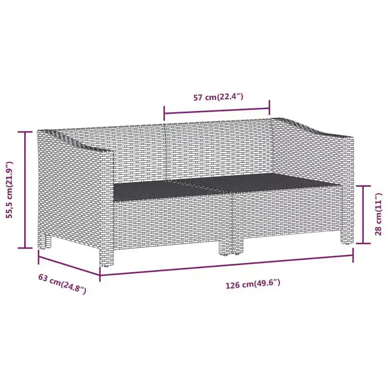 vidaXL Ensemble de Mobilier de Jardin Fauteuil d'extérieur avec Coussins Rotin Synthétique Gris