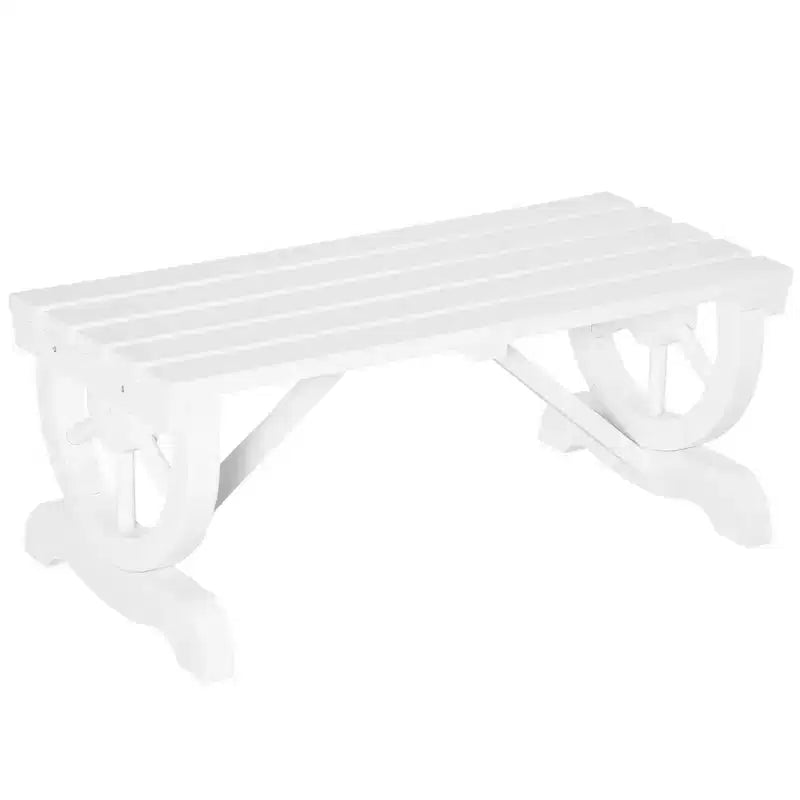 Banc de jardin à deux places, banc de porche avec roues de chariot pour l'extérieur, pour le jardin, le patio