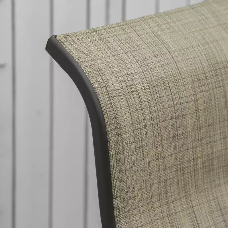 Fauteuil planeur, fauteuil à bascule individuel avec structure légère en métal et maille