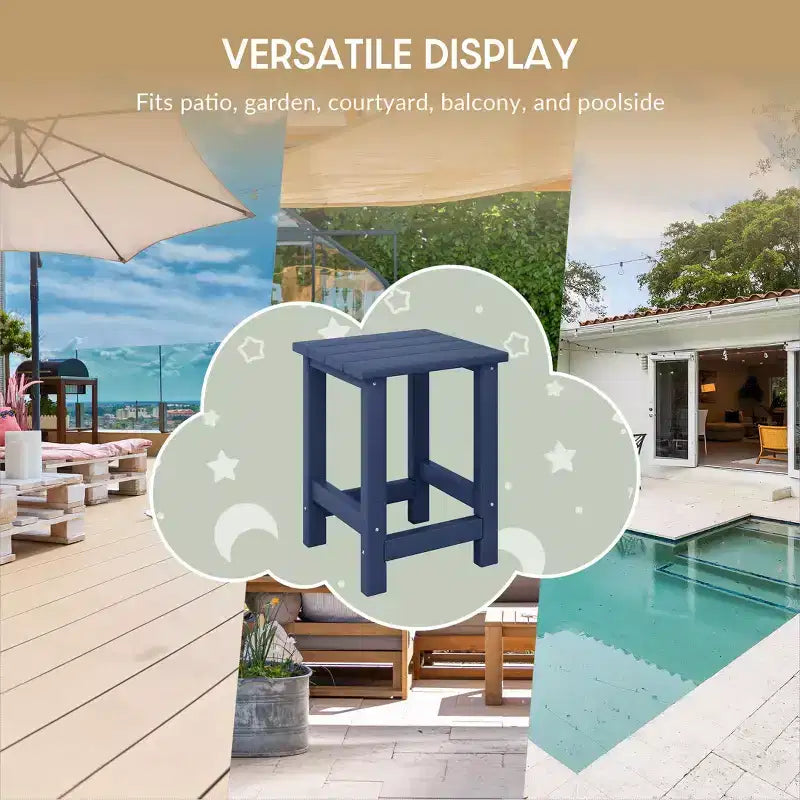 WestinTrends Ashore Ensemble 3 pièces pour enfants avec fauteuil à bascule moderne avec porte-gobelet et table d'appoint carrée