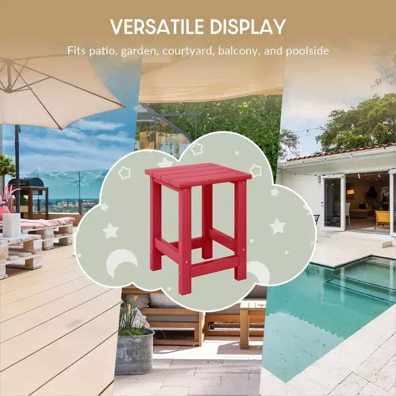 WestinTrends Ashore Ensemble 3 pièces pour enfants avec fauteuil à bascule moderne avec porte-gobelet et table d'appoint carrée