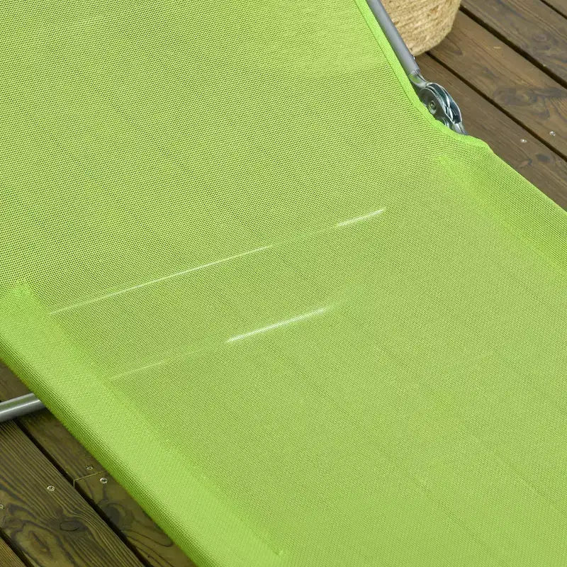 Lot de 2 chaises longues pliantes, transats de piscine avec dossier inclinable, assise en maille respirante, appuie-tête pour la plage, le patio