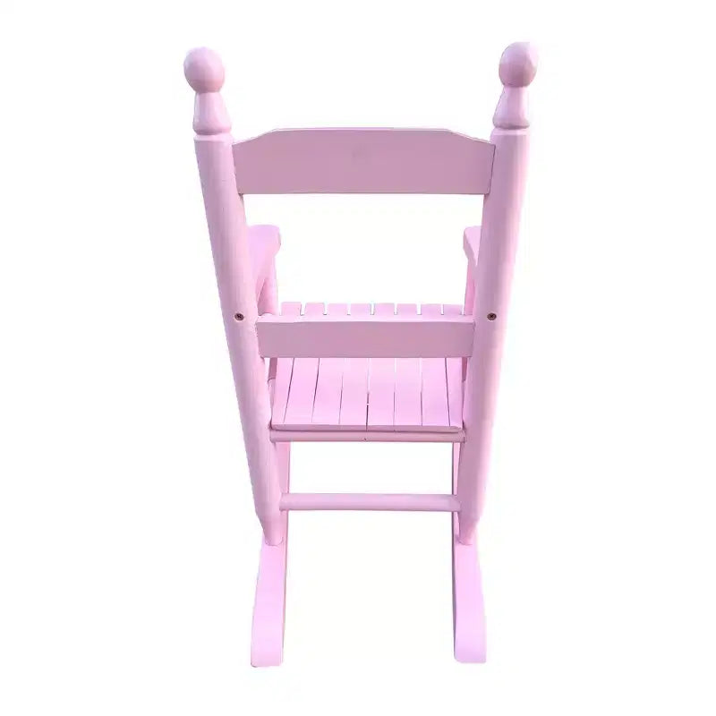 Fauteuil à bascule rose clair pour enfants - Intérieur ou extérieur - Convient aux enfants - Durable