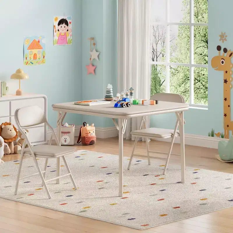 Ensemble table et chaises pliantes, ensemble table et chaises d'activités pour garçons et filles pour salle à manger, garderie, salles de classe