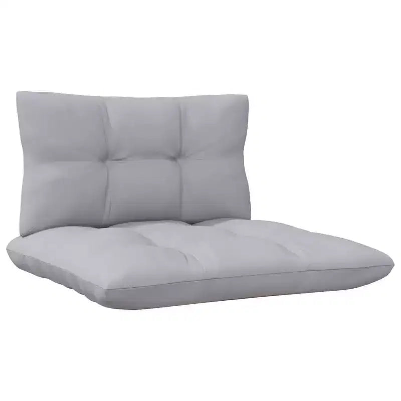 vidaXL Ensemble de jardin lounge bois naturel, gris