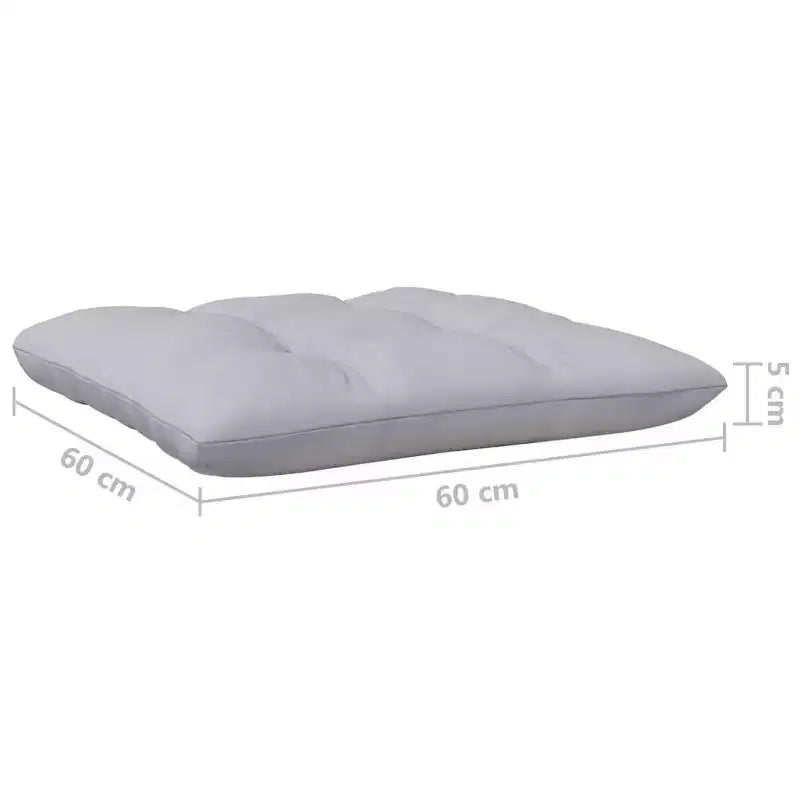 vidaXL Ensemble de jardin lounge bois naturel, gris