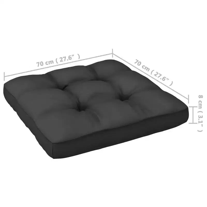 vidaXL Ensemble de Mobilier de Jardin 10 Pièces Canapé d'Angle d'Extérieur en Bois de Pin Massif
