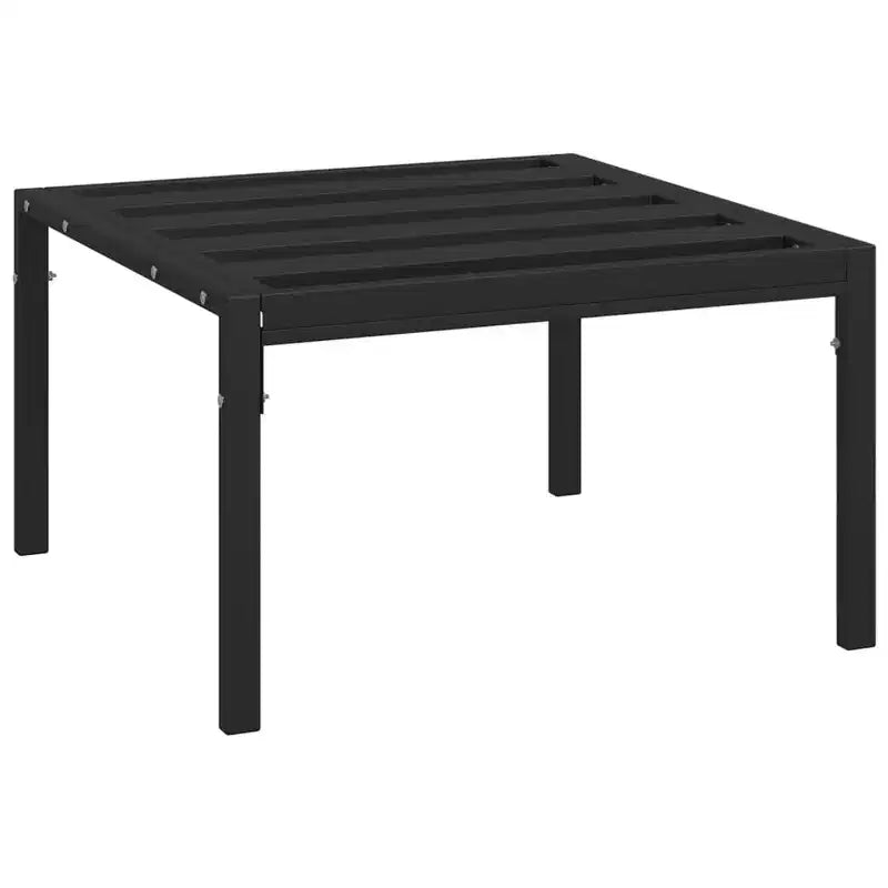 vidaXL Salon de jardin canapé sectionnel en acier avec coussins