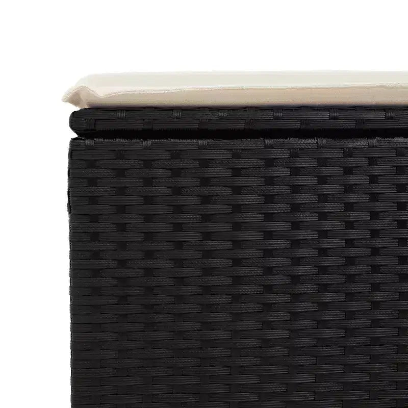 vidaXL Ensemble de canapés de jardin 7 pièces avec coussins, résine tressée