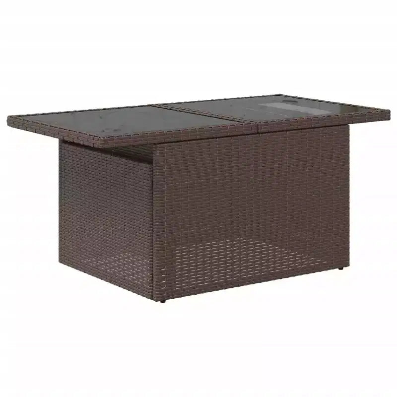 vidaXL Salon de jardin avec coussins 8 pièces en résine tressée