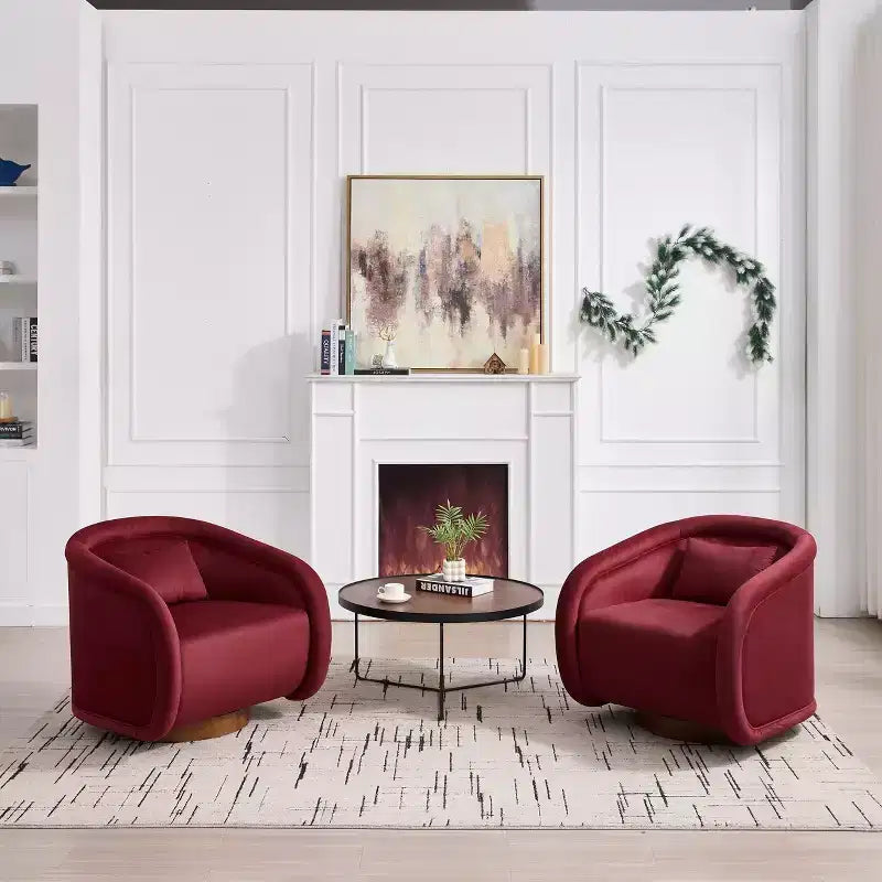 Fauteuil pivotant à 360°, Fauteuil d'appoint confortable en tissu Teddy Rembourré, Fauteuil pivotant en forme de citrouille, Fauteuil moderne pour salon ou chambre à coucher