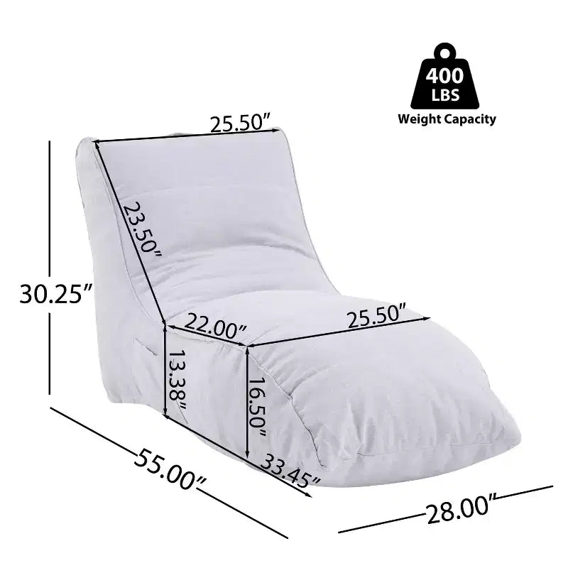 Christopher Knight Home Wen Chaises de jardin modernes de patio en forme de pouf (lot de 2)