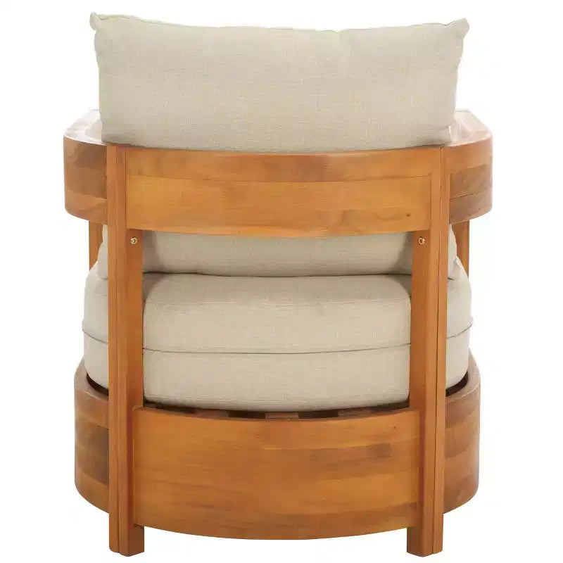 Fauteuil Kento intérieur/extérieur (ensemble de 2) - PAT7097 - Naturel/Taupe - Safavieh