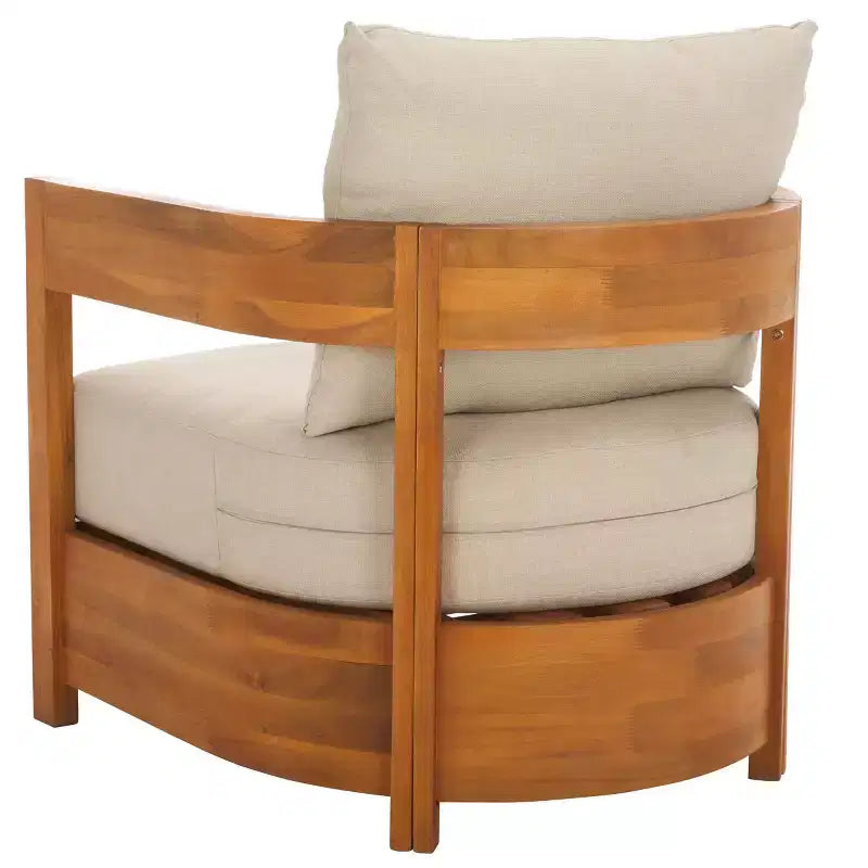 Fauteuil Kento intérieur/extérieur (ensemble de 2) - PAT7097 - Naturel/Taupe - Safavieh